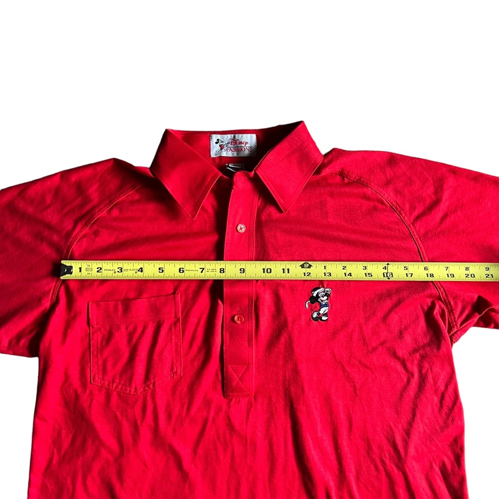 Vintage Disney Fashions Men's Medium Mickey Mouse Golf Polo Shirt - Picture 7 of 10